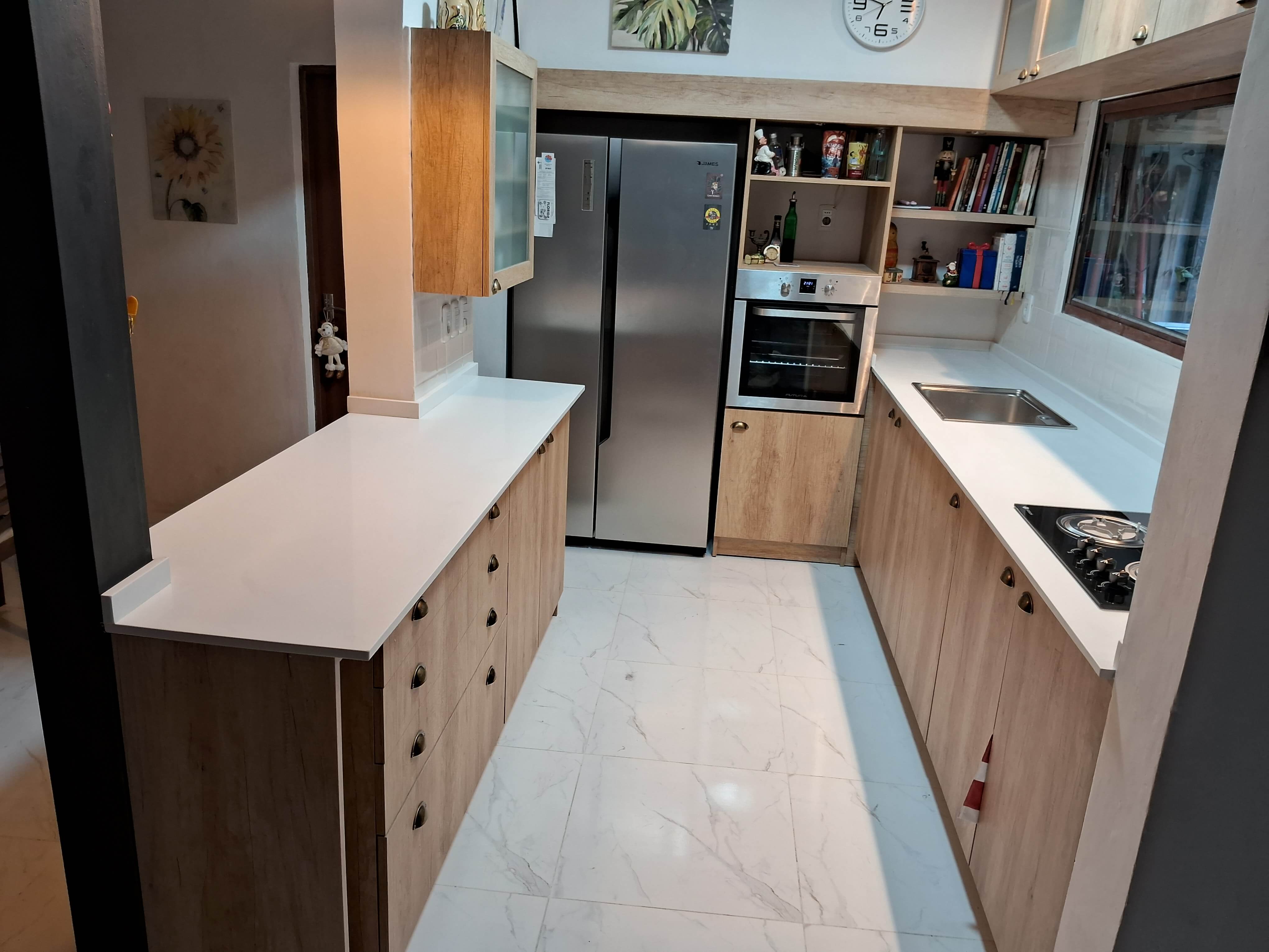 Proyecto de Cocina con cascada